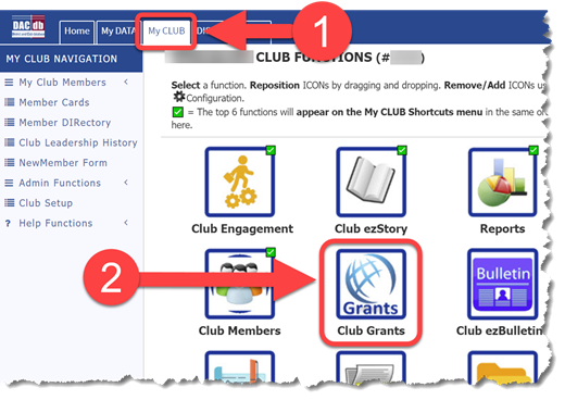 Access District Grants Module